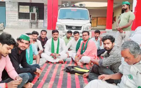 पीड़ित महिला किसान के सम्मान में भारतीय किसान यूनियन स्वराज