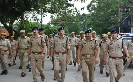 नवागत पुलिस उपमहानिरीक्षक अलीगढ़ परिक्षेत्र अलीगढ़ द्वारा किया गया जनपद का प्रथम बार भ्रमण