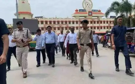 उत्तर रेलवे के महाप्रबंधक ने किया कैंट रेलवे स्टेशन का निरीक्षण