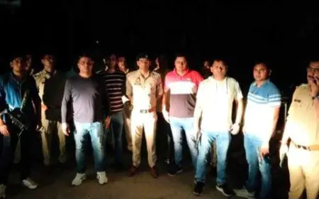 पुलिस मुठभेड़ में बदमाश गिरफ्तार, 2 फरार