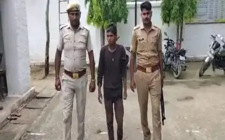 UttarPradesh : पुलिस ने किशोरी से रेप के आरोपी को किया गिरफ्तार