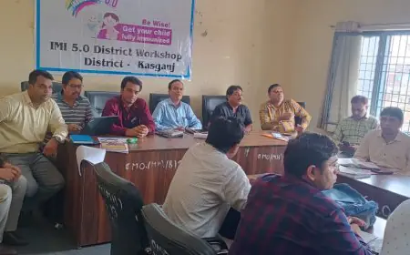 Kasganj Today : सघन मिशन इन्द्रधनुष अभियान सात अगस्त से