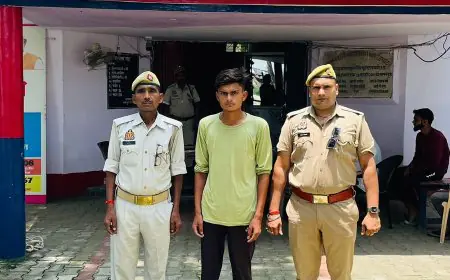 Kasganj news अपराध नियंत्रण कि दिशा में  सुन्नगढी पुलिस ने 01 अभियुक्त को किया गिरफ्तार