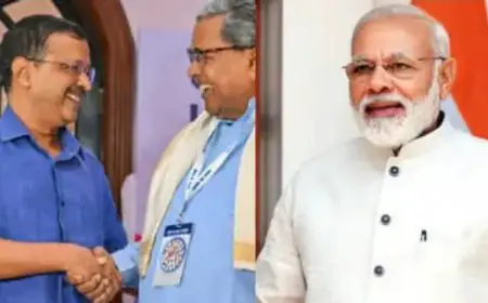 मोदी ने सब चौपट कर दिया, केजरीवाल ने कांग्रेस से हाथ मिला, किया , Modi पर हमला