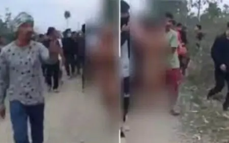 Manipur Breaking : मणीपुर में दो महिलाओं को निर्वस्त्र कर व उनके अंगों से छेड़छाड़ करते हुए परेड कराई..?