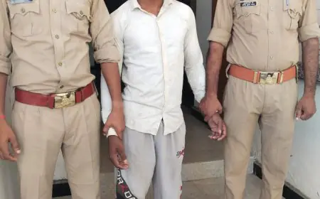 आजमगढ़ पुलिस ने नाबालिक के साथ छेडखानी करने वाला अभियुक्त  गिरफ्तार