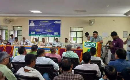 इडियन फारमर्स फर्टिलाइजर कोआपरेटिव लिमिटेड द्वारा (नेनो उर्वरक आधारित) कार्यशाला का आयोजन