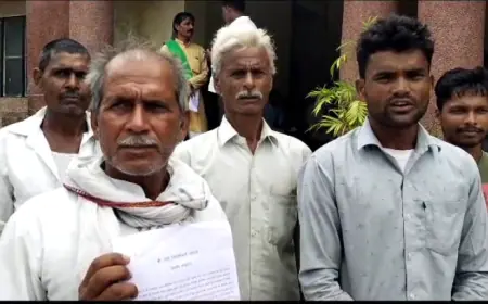 कासगंज की सोरों ब्लॉक के ग्राम पंचायत ऊरकी के रोजगार सेवक की गुंडागर्दी गर्दी का शिकार ग्रामीण