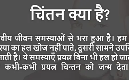 विषय आमंत्रित रचना - चिन्तन - मनन ( जीवन )