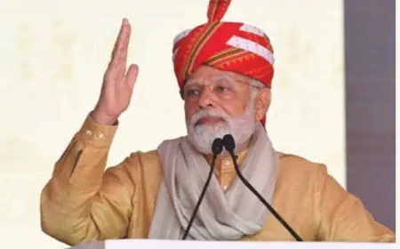 लालकिले की प्राचीर से लोकसभा चुनावों का शंखनाद