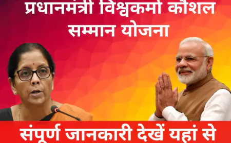 कौशलजीवियों के लिए सुनहरा प्रभात – विश्वकर्मा योजना