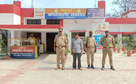 Kasganj news दुष्कर्म के 01 आरोपी को सहावर। पुलिस ने किया गिरफ्तार।