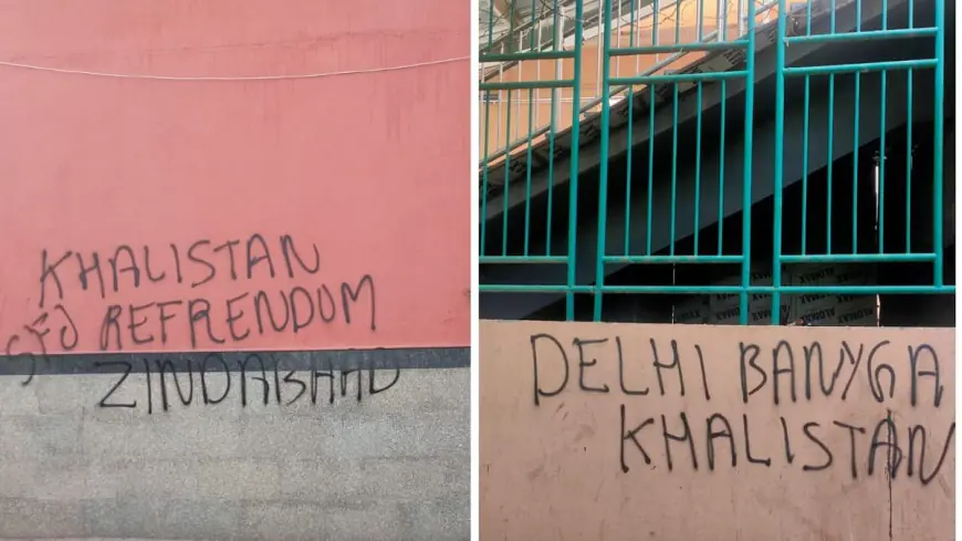 ‘Delhi Banega Khalistan’ slogans on wall of several metro stations ahead of G-20 Summit