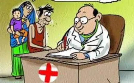 एटा में मेडिकल स्टोर पर डेंगू-मलेरिया का इलाज