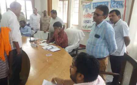 अपर-जिलाधिकारी ने तहसील-दिवस में सुनी समस्याएं