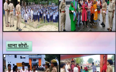 Kasganj news शक्ति दीदी के माध्यम से महिला सशक्तिकरण सुरक्षा जागरूकता के लिए चलाया विशेष अभियान।