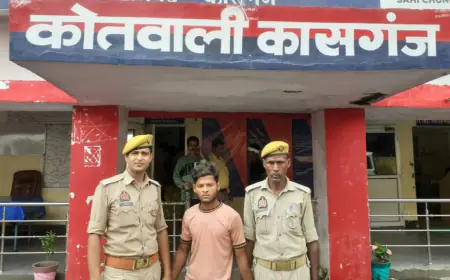 कासगंज पुलिस ने 01 वांछित अभियुक्त को गिरफ्तार कर न्यायालय के समक्ष पेश किया।