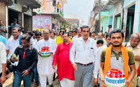 मेरी माटी मेरा देश कार्यक्रम का सुभानपुर व दारापुर में हुआ आयोजन, पहुंचे सांसद