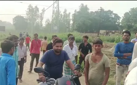 आबादी के नजदीक शराब ठेका बनाए जाने पर ग्रामीण विरोध पर उतरे