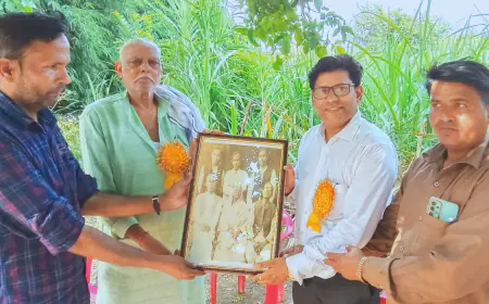 क्रांतिकारियों के परिवार के सदस्य ने संग्रहालय में देखी विरासत