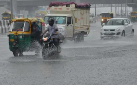 Weather Update Today: देश के कई राज्यों में भारी बारिश की चेतावनी, जानें अपने यहाँ मौसम