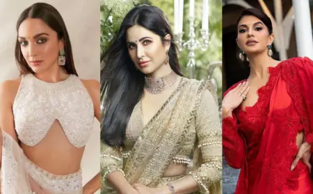 Kiara Advani, Katrina Kaif, और Jacqueliene Fernandez: अभिनेत्रियों ने ट्रेंडिंग ब्लाउज डिजाइन में बरपाया कहर