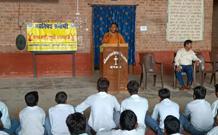 क्रिश्चियन एग्रीकल्चरल इण्टर कॉलेज, एटा में एन्टी नार्कोटिक्स टाक्स फोर्स के द्वारा  जागरूकता रैली/गोष्ठी