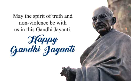 Top 10+  Happy Gandhi Jayanti Wishes |  2 October Speech, Slogans, Quotes, Wishes, Messages