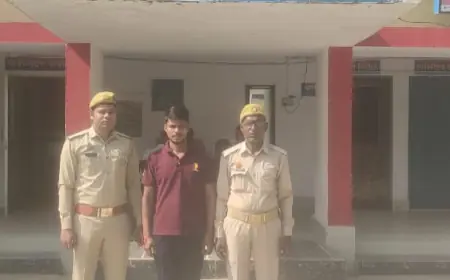 कासगंज पटियाली पुलिस द्वारा 01 वांछित अभियुक्त को किया गिरफ्तार