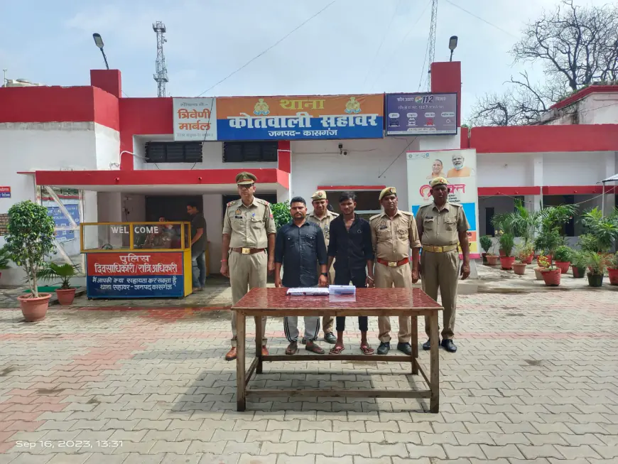 सहावर पुलिस द्वारा जुआ खेलते हुए 02 अभियुक्तगण को किया गया गिरफ्तार