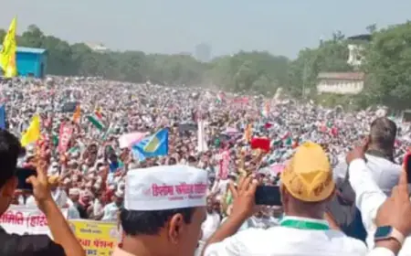 केंद्र और राज्य सरकार के कर्मचारी पुरानी पेंशन बहाली को दिल्ली में रामलीला मैदान में जुटे