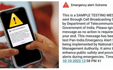 क्‍या आपके पास भी आया इमरजेंसी अलर्ट? मैसेज सरकार कर रही है टेस्टिंग