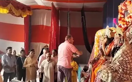 पारंपरिक धार्मिक पूजन के साथ विधिवत रूप से शुरू हो गया रामलीला महोत्सव