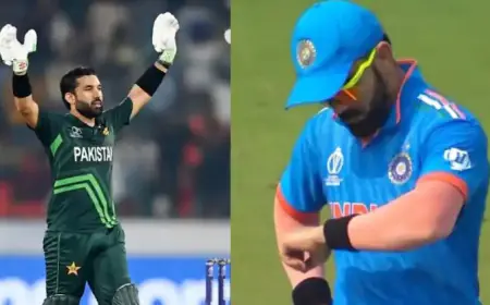 India vs Pakistan : पाकिस्तानी बल्लेबाज रिजवान पर भड़के विराट कोहली, बीच मैदान पर छेड़ा, भारत ने जीता मैच