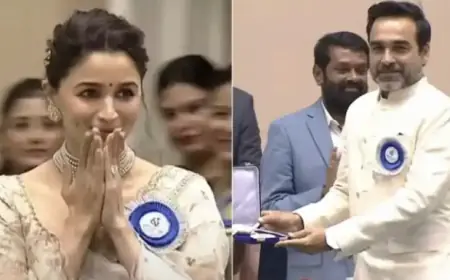 69th National Film Awards: आलिया, कृति, पंकज त्रिपाठी को मिला नेशनल अवॉर्ड, गंगूबाई-RRR का दबदबा