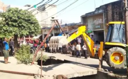 आईजीआरएस पर शिकायत के बाद नगर पालिका प्रशासन ने नाले पर किया गया अतिक्रमण हटाया