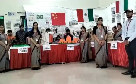 एनके अकेडमी विद्यालय के छात्रों ने विविधि कार्यक्रम प्रस्तुत कर दर्शकों का मन मोहा