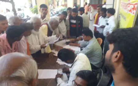 तहसील दिवस में 55 बीघा स्कूल की जमीन पर कब्जे को लेकर टीम गठित