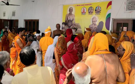 आशियाना श्री दिगंबर जैन सेवा समिति के द्वारा आयोजित  "25 वां व्रत दिवस महापारणा महोत्सव दशहरा