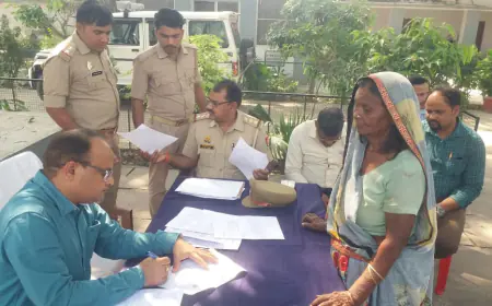 SDM ने थाना दिवस में सुनी फरियादियो की समस्याप्रभारी