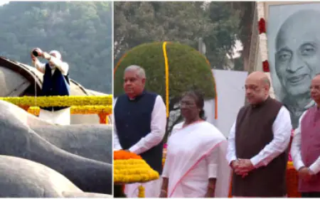 सरदार बल्लभ पटेल की जयंती पर, PM मोदी ने किया नमन, राष्ट्रपति-गृहमंत्री ने पुष्प अर्पित किए