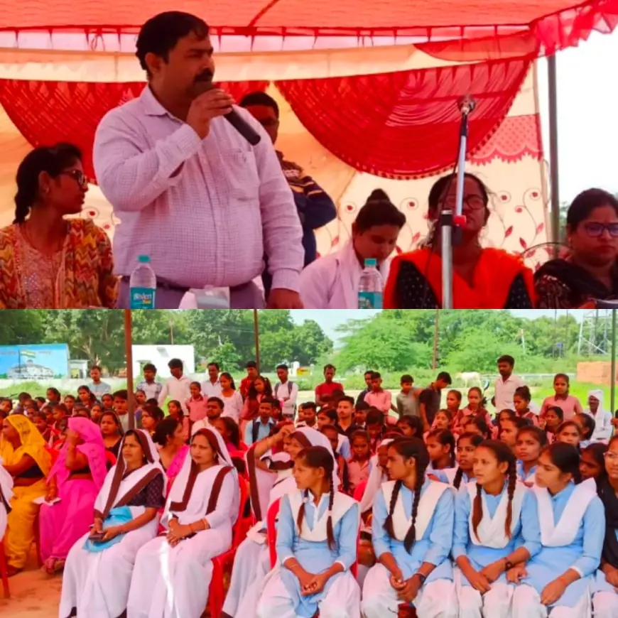 राजकीय हाईस्कूल बसई मुहम्मदपुर में उमंग कार्यक्रम का आयोजन