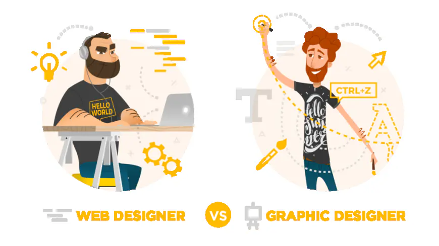 Web Developer vs Graphic Designer in 2024 : Which Career is good For You