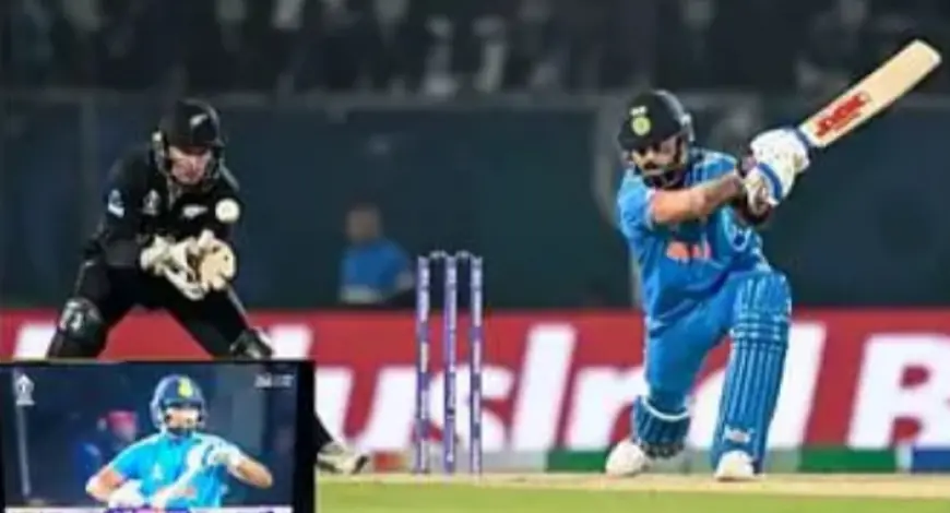 भारत ने   न्यूजीलैंड को 4 विकेट से हराया, करोंड़ो लोग टीवी मोबाइल से चिपके रहे