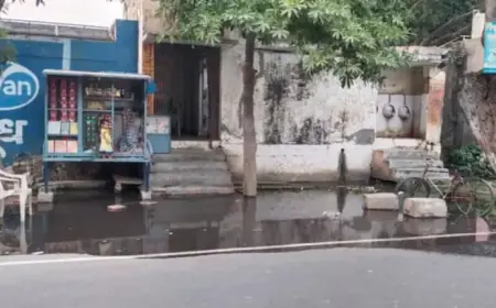 सड़कों पर नाला का बहता गंदा पानी खुल रही स्वच्छ अभियान की पोल