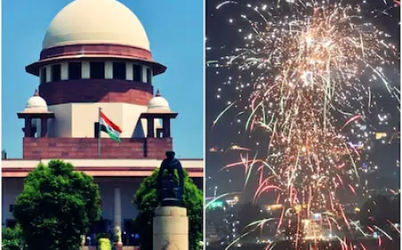 पर्यावरण का ध्यान रखें पटाखों पर कोई प्रतिबंध नहीं - सुप्रीम कोर्ट