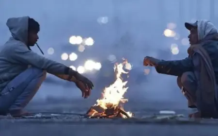 Delhi Pollution : स्कूल बंद,  हाथ सेंकना बैन दिल्ली में धुंआ ही धुंआ