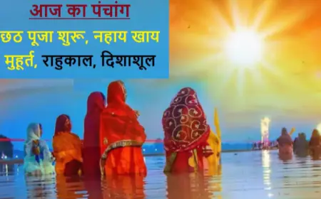 Chhath puja : नहाय खाय से छठ पूजा शुरू, लक्ष्मी कृपा से बनेंगे धनी, मुहूर्त, भद्रा
