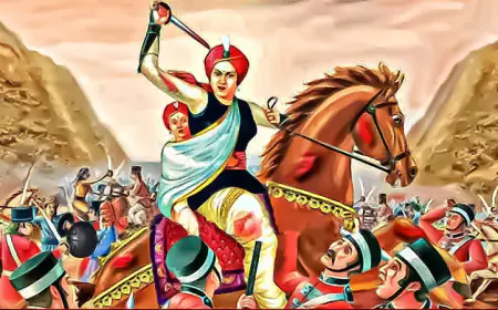 खूब लड़ी मर्दानी वो तो झाँसी वाली रानी थी