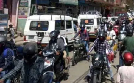 रोज-रोज जाम से परेशान है शमशाबाद के निवासी गंगा रोड पर समस्या भारी